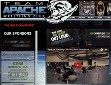 Tablet Screenshot of apachewrestling.com